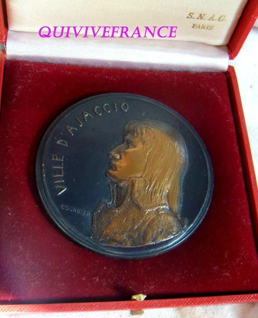 Médaille Bicentenaire Naissance De Napoléon (1969) - Bronze, Par Courbier, Collection