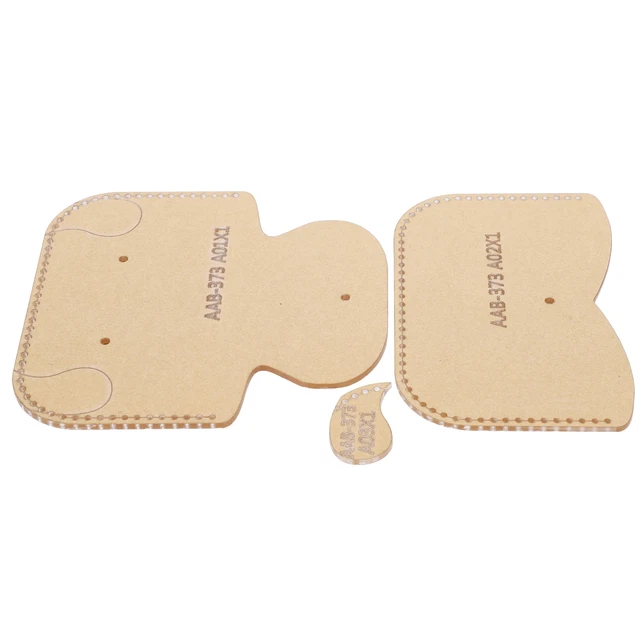 Acrylic Template Coin Purse DIY Hand‑Made Leather Pattern Wallet Mold Craft 2