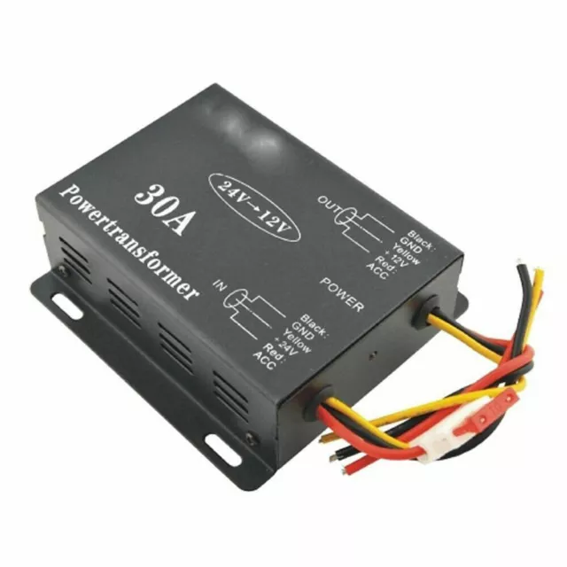 Inverter Convertitore Auto Da 30a Amp Dc Da 24v A 12v Auto Camion Camper awe