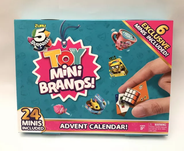 ZURU 5 SURPRISE Mini Brands TOY 24 Surprise Pack Christmas Advent