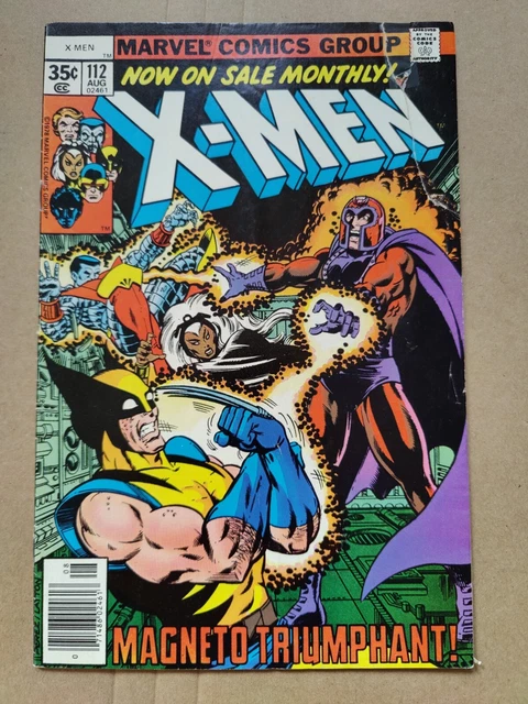 Uncanny X-Men #112 Low Grade Tape On Cover Magneto Wolverine Marvel