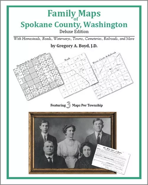 Family Maps Spokane County Washington Genealogy WA Plat