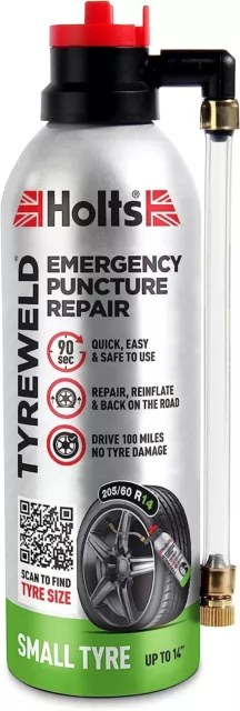 Tyreweld Emergency Tyre Weld Puncture Repair Can Inflate Tire Sizes Sealant Foam