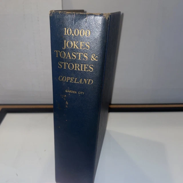 10000 JOKES TOASTS & Stories Edited by Lewis And Faye Copeland 14.95