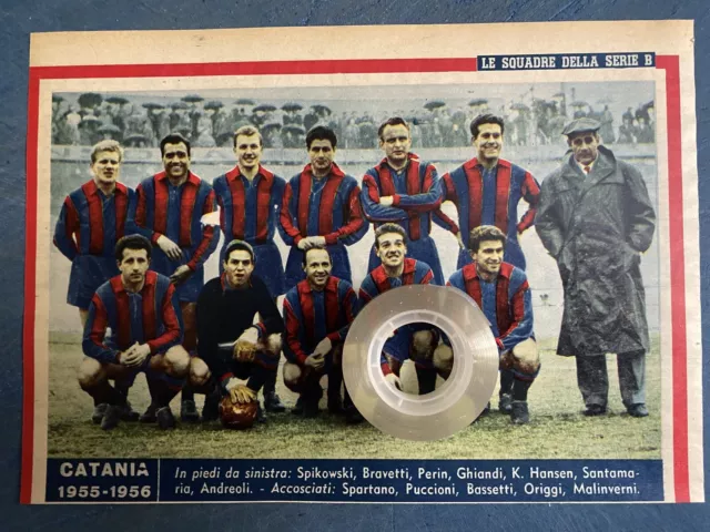 Rara Squadra CATANIA Calcio del 1955-56