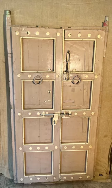 Antique Architectural Salvaged India Panel Doors.