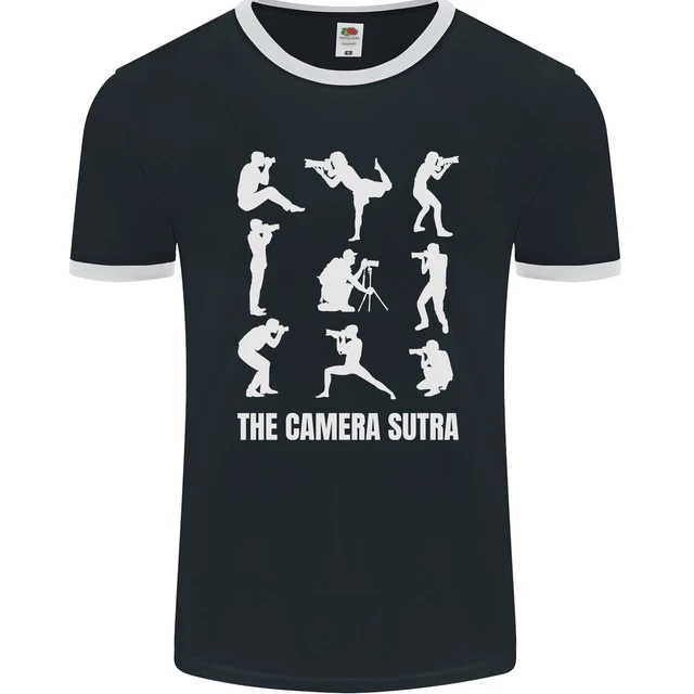 T-shirt Sutra divertente fotografia fotografo uomo Ringer Fotografia FotoL