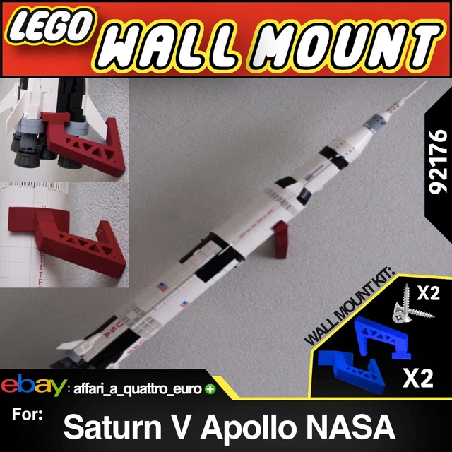 Lego saturn v rocket online wall mount