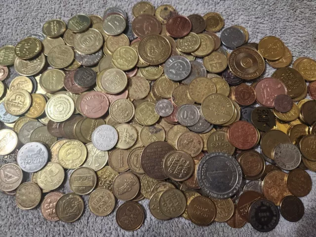 3 Pound Token Lot - Arcade, Car Wash, Collector, Marketing, Vending Etc.