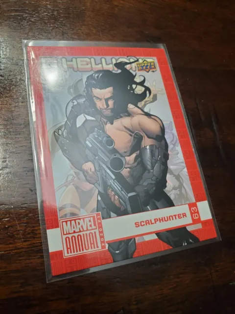 SCALPHUNTER / Marvel Annual 2020-21 (UD 2022) BASE Trading Card #63