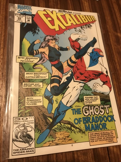 EXCALIBUR #55 - Marvel Comics - (Oct 1992) - Psylocke - Captain Britain