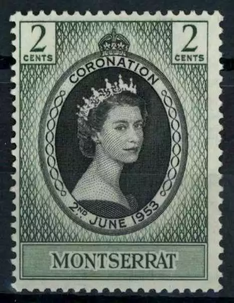 Montserrat 1953 SG#136 QEII Coronation MNH #F6497