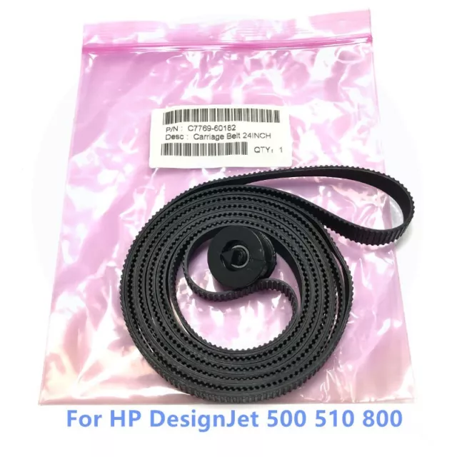 24" A1Carriage Belt C7769-60182 for use in HP DesignJet 500 500PS 510 PS 800 815