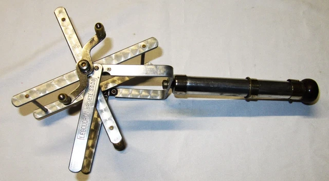 Moulinet De Pêche Ancien Meisselbach Tripart 580 Collection Brevet 1907