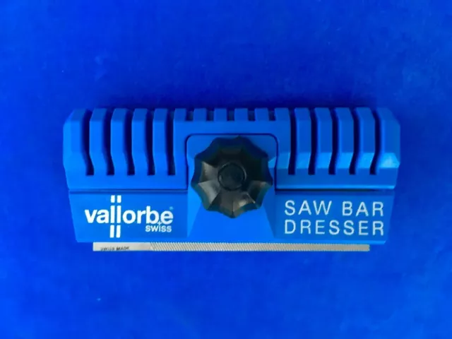 VALLORBE Chainsaw Bar Dressing Tool - Premium Quality SWISS Product