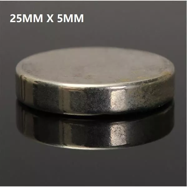 Aimant plat Neodyme N52, disque 20mm 