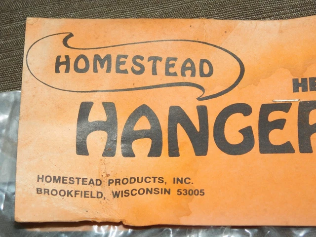 Vintage Homestead  Iron Heavy Duty Hanger Bracket Plant Hook New Nos 3