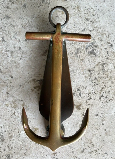 ANTIQUE 1920's SHIP ANCHOR ARCHITECTURAL SALVAGE DOORKNOCKER