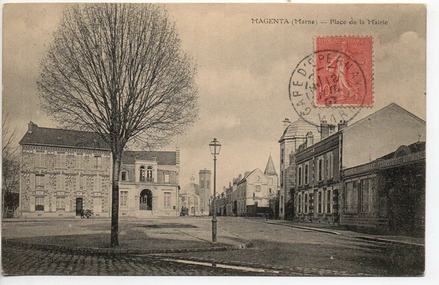 MAGENTA Epernay Dizy - Marne - CPA 51 - Place de la Mairie