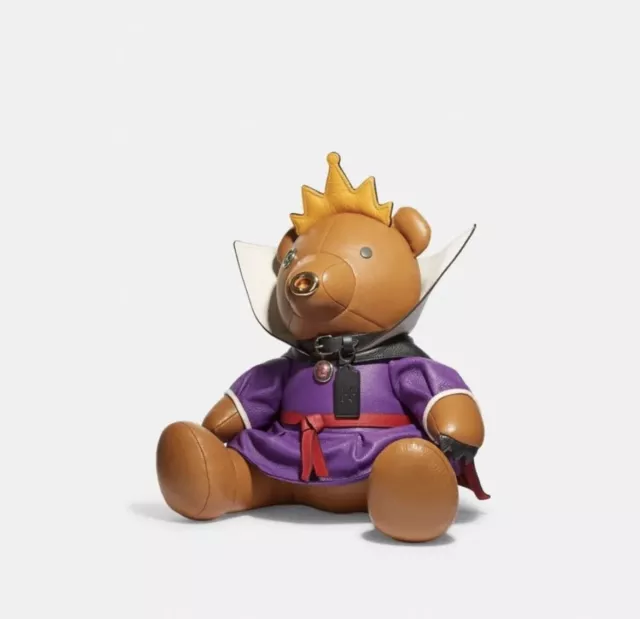 Coach x Disney Villains Evil Queen Collectible Bear Plush New