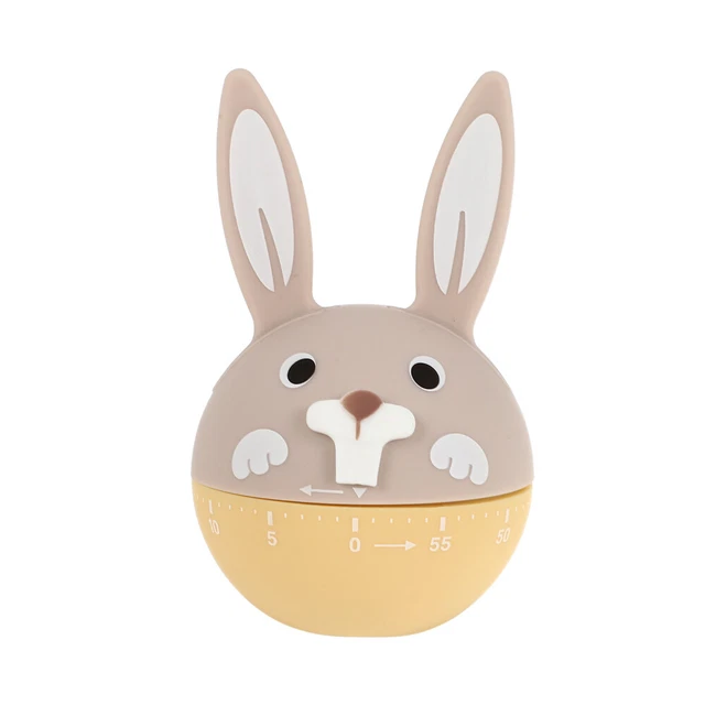 CUTE TIMER EASTER Egg Kitchen Timer Rabbit Industry Standard Management ...