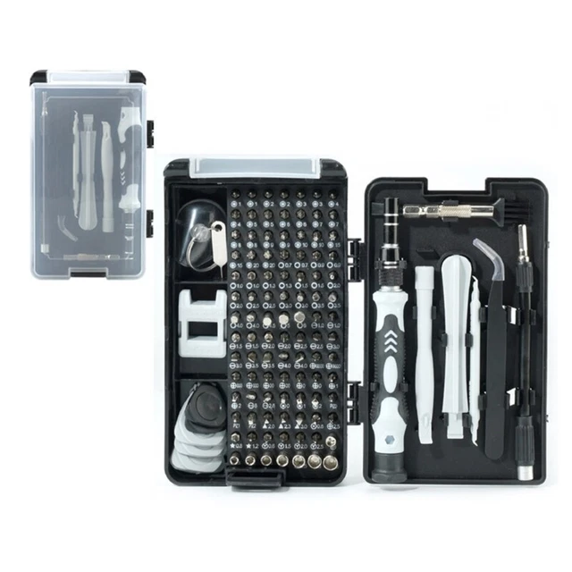115Piece Electronics Precision Screwdriver with 98Bits Magnetic Repair Tools Kit