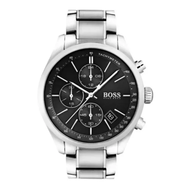 Hugo Boss Men's Chronograph Grand Prix Stainless Steel Watch 44mm