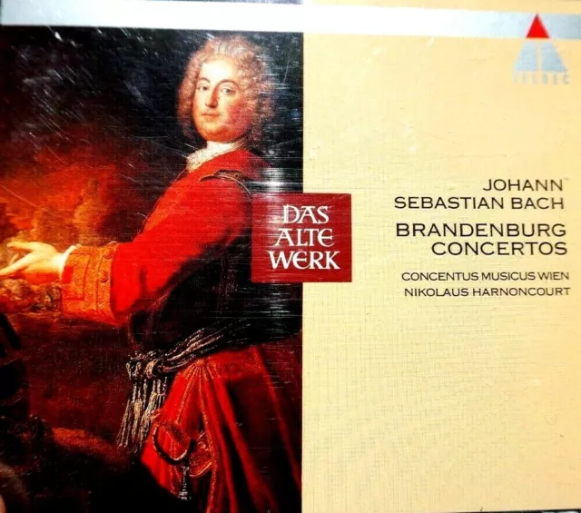 JOHANN SEBASTIAN BACH - Brandenburg Concertos, Harnoncourt - CD, VG $43 ...