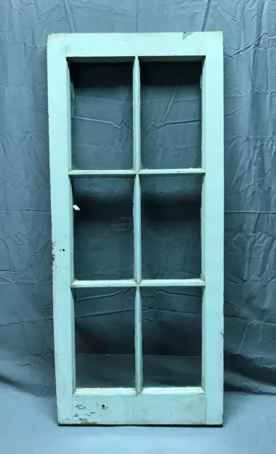 Antique 6 Lite Window Sash 16x36 Casement Cabinet Architectural Old VTG 964-22B