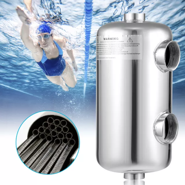 SWIMMING POOL HEAT Exchanger Shell & Tube Heat Recovery Pool Heater