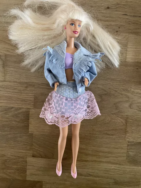 Superstar Barbie Having Feeling Fun Jeans Skirt Jacket Vintage Retro 1988?