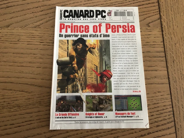 Canard PC Numéro 42 Magazine Ancien Jeux Vidéo Prince Of Persia