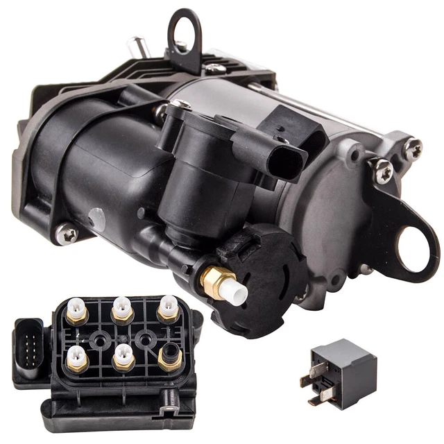 AIR SUSPENSION COMPRESSOR Pump Solenoid Valve Block For Mercedes-Benz ...