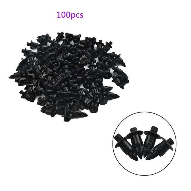 Clips De Fixation Voiture Vis Plastique 100Pcs Noir Clip Poussoir Trou 12mm Porte Pare-Chocs Caché Vis Laiton Rivet Plastique Clips De Fixation Voiture Vis Plastique 100Pcs Noir Clip Poussoir Trou 12mm Porte Pare-Chocs Caché Vis Laiton Rivet Plastique