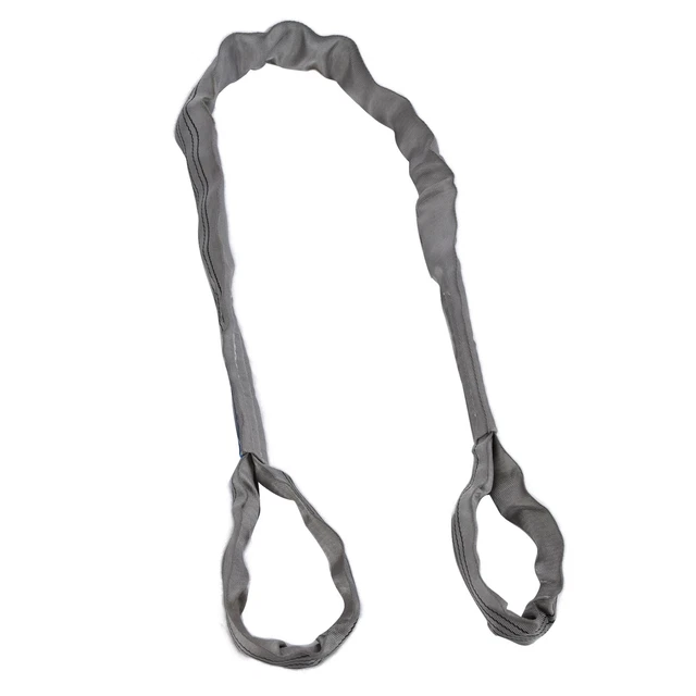 Imbracatura di sollevamento rotonda 4T doppia fibbia cinghie ad anello flessibili PES forniture gru GFL