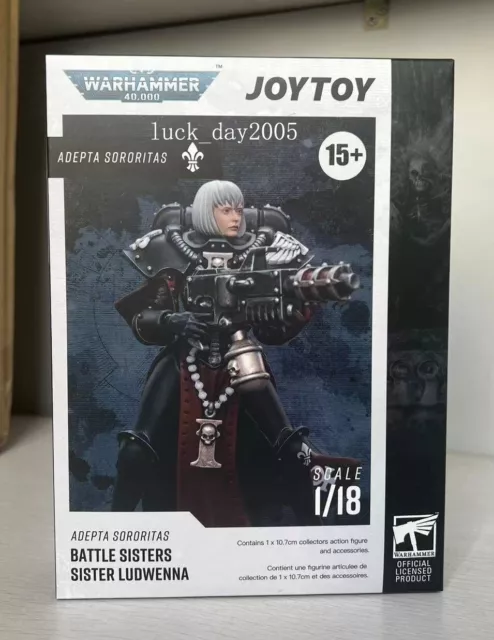 JoyToy Warhammer 40K: Adepta Sororitas Argent Sister Vitas 1:18 Scale Figure