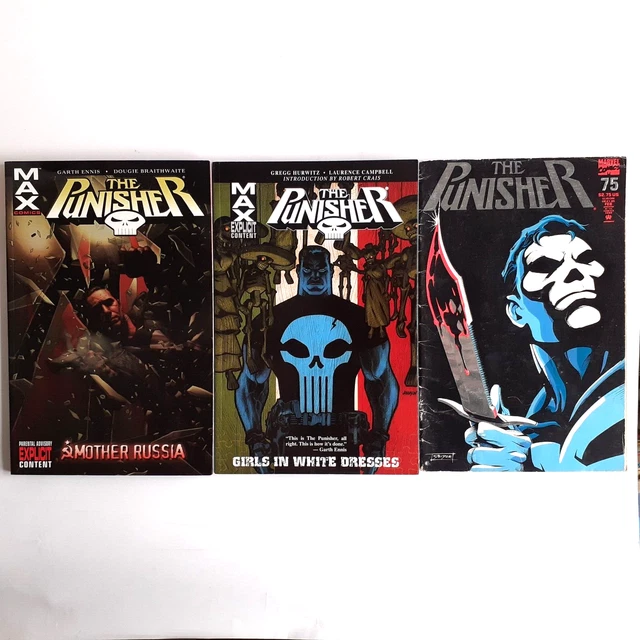 Punisher Max Girls in White Dresses & Mother Russia, TPB + Vol II No. 75, Comic