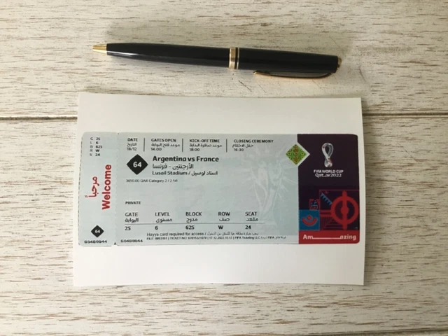 Billet Match FIFA Coupe Du Monde 2022 – Allemagne Vs Japon, Qatar