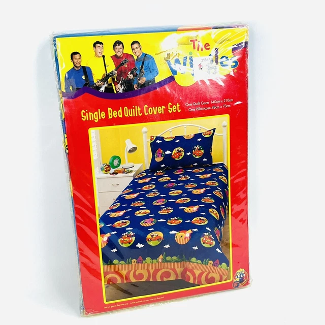 THE WIGGLES SINGLE Bed Doona Quilt Cover Rare Official New 65.00