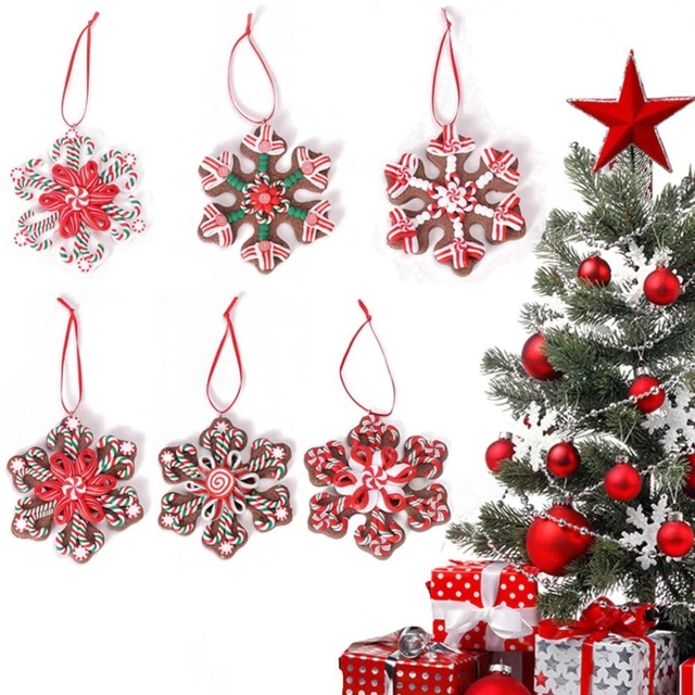 Süßigkeiten Schneeflocke Tropfen Ornamente  Weihnachten
