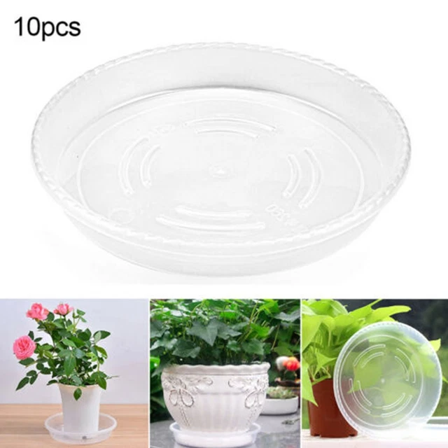 Lot De 20 Soucoupes Rondes Plastique Pour Pots De Fleurs - 4 Tailles (115-135-155-170 Mm) - Intérieur & Extérieur, Rouge Mat, Résistantes & Esthétiques