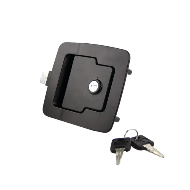 Lippert Components 346693 Standard Baggage Door Lock with Global Latch, Black
