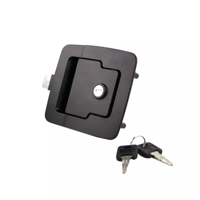 Lippert Components 346693 Standard Baggage Door Lock with Global Latch, Black