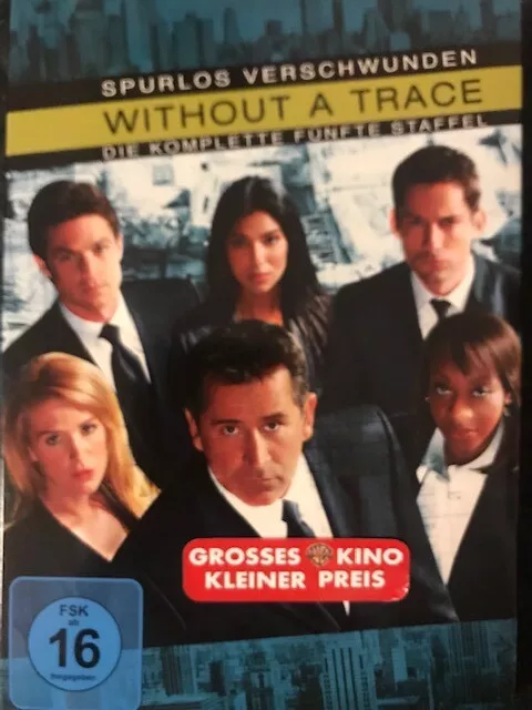 Without a Trace - Spurlos verschwunden: Die komplette fünfte Staffel DVD Box NEU