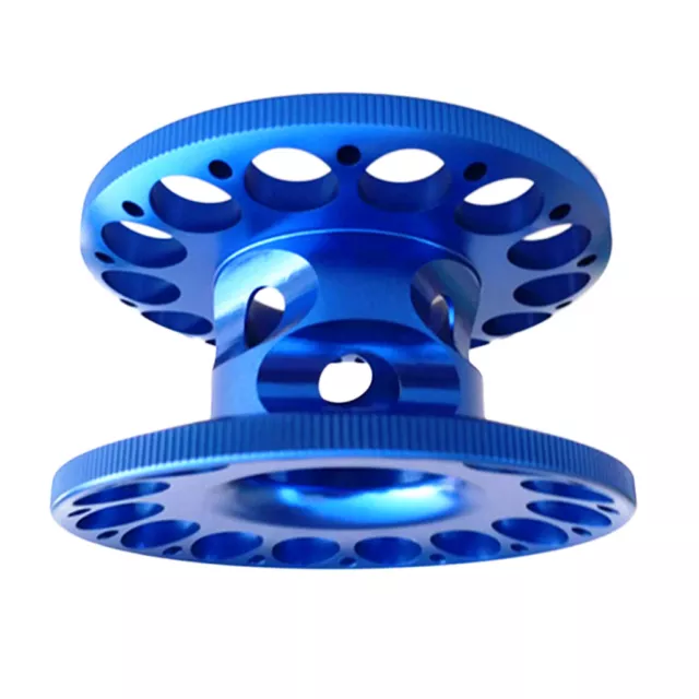 Blue Aluminum Alloy Finger Reel Scuba Dive Spool Fits 15-30m/49-100ft Line