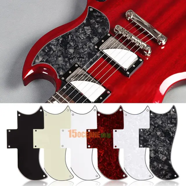 Scratch Plate PickGuard Pick Guard Accessory for Gibson SG Style Electric Guitar