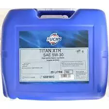Fuchs TITAN XTR 5w-30 20L Quality Synthetic Engine Oil Ford Land Rover Renault