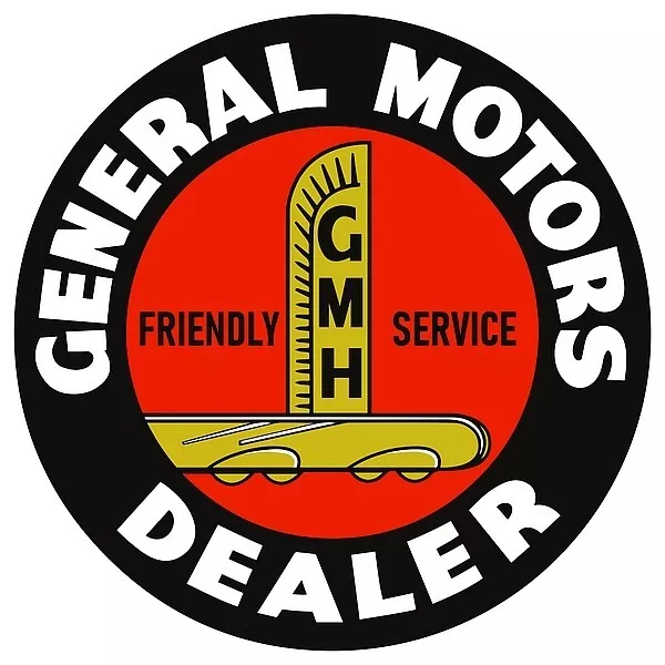 Garage Flag - General Motors Dealer (pre-Holden) - 90cm Square - Easy to Hang