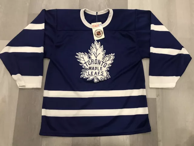 Authentic Late 80s Toronto Maple Leafs Jersey 44 CCM Small Block Maska  Ultrafil