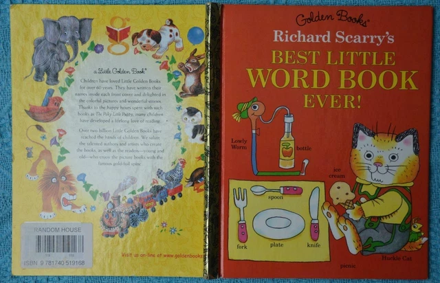 LITTLE GOLDEN BOOK:RICHARD SCARRY'S BEST LITTLE WORD BOOK EVER First
